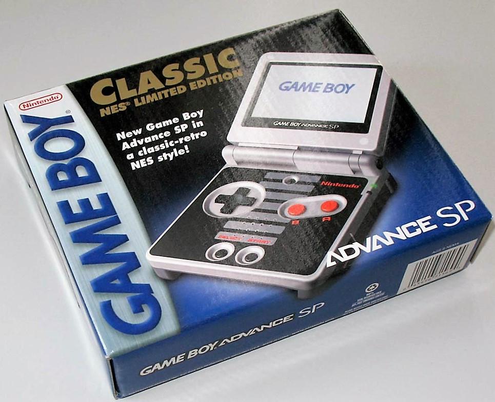 NES Gameboy Advance SP Console